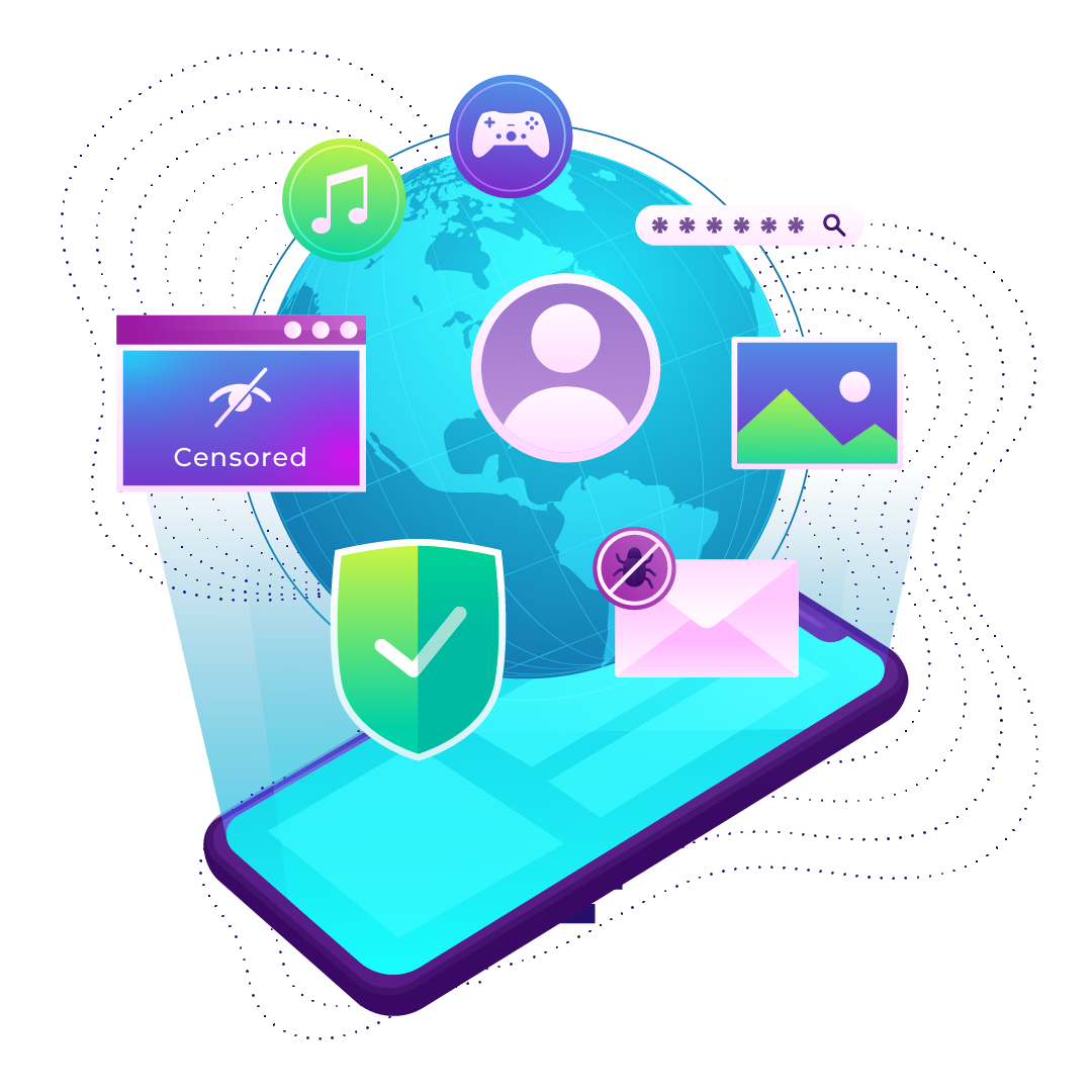 Ilustración de Ciberseguridad